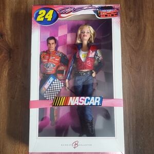 NASCAR 24 Barbie Doll in Red & Blue Jacket